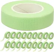 Minkissy 20 Rolls Lash Extension Tape Breathable Self-adhesive Fabric Tape Lash Extension Supplies 9 Meter/roll Green