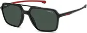 [Carrera] DUCATI CARDUC 042/S Rectangular Shape Sunglasses for Men, 55 mm Size, Matte Black, Matte Black, 55 mm