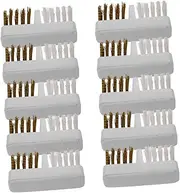 FOYTOKI 10pcs Copper Wire Nail Drill Bit Cleaning Brush for Electric Nail Drill Tool Nail Art Tools Nail Salon Accessories