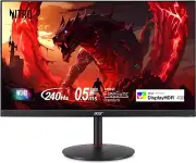 Acer - XV272U - 27" WQHD 240Hz 0.5ms AMD FreeSync Premium Gaming Monitor