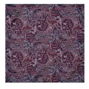 Tarocash Hamilton Paisley Pocket Square Burgundy 201AC29.BUR BNWT RRP $19.99