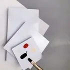 500Pcs Waterproof Disposable Tinting Glue Paper Nail Toning Palettes Manicuring