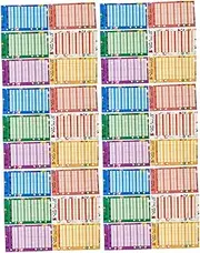 TOGEVAL 36 Sheets Pads Lightweight Expense Tracker for Management Convenient Money Sheets with Punched Goals for Home Office