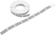 YARNOW 1 Roll Scratch Off Stickers Silver Grey Scratch Off Coating Labels for DIY Decor Party Favors Easy Peel and Stick for Cards and Holiday Celebrations