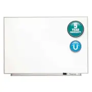 Quartet� Matrix Magnetic Boards, Painted Steel, 23 x 16, White, Aluminum Frame