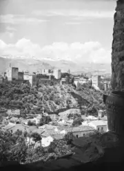 The Alhambra of Grenada, circa 1930 Old Historic Photo