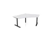 OL Agile 120Degree Electric Height Adjustable Round Leg Workstation