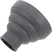 Generic Travel Collapsible Hair Dryer Diffuser Nozzle Attachment for Curly Hair Grey Color for Easy Styling