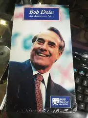 Bob Dole An American Hero VHS VCR Video Tape New / Sealed PRESIDENT PROMOTIONAL