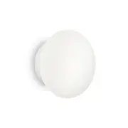 Round Bubble Ap2 Exterior Wall Light Matt White Aluminum - 158907