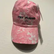 Women's The Players TPC Pink Floral Golf Hat New With Tags