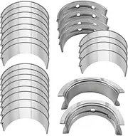STD Main & Rod Bearing Kit MS2199P CB-663P Fit for V8 Vortec 4.8L 5.3L 5.7L 6.0L 6.2L 1999-2016 Rod Bearing with Thrust Washer Replace MB5293SI MS-2199P 7298MA CR807SI CB663 CB663P 8-2555A