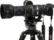 ROLANPRO Waterproof Lens Cover for Canon RF 100-500mm F/4.5-7.1 L is USM Camouflage Rain Cover-#18 Dark Brown Waterproof