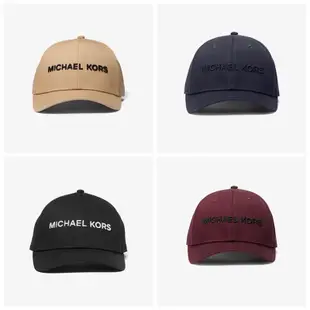預購。官網隨時可能完售✈️美國Michael Kors刺繡logo鴨舌帽棒球帽帽子 MK電繡男女通用中性款帽