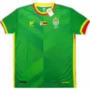 ZIMBABWE 2017/18 AWAY (L,XL) GREEN MAFRO AFRICA GREEN SOCCER FOOTBALL SHIRT BNWT
