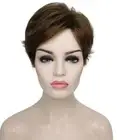 Dorothy - Straight Kanekalon Synthetic Fiber Full Wig, 2-4.5 in, Light Brown