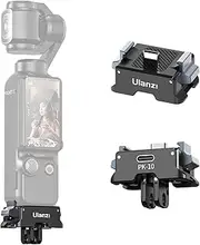 ULANZI PK-10 Expansion Adapter for DJI Pocket 3 - Quick Release Acra Mount Type C Port Vlog Video Accessories