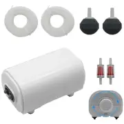 Mini Aquarium Air Pump 3W 108GPH, 2 Air Outlets Fish Tank Aerator Adjustable ...