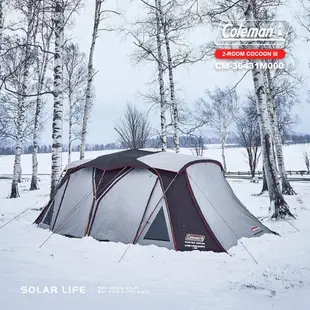 Coleman 氣候達人 2-ROOM COCOON Ⅲ一房一廳帳篷CM-36431 CC3帳篷 5-6人帳篷 露營帳篷 客廳帳別墅帳 家庭帳棚