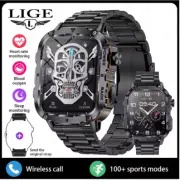 heart rate monitor blood oxygen smart pressure health blue tooth lige watch 102