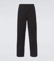 [Stone Island] Stone Island Cotton-blend straight pants 33 black