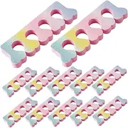 Healeved Toe Separator for Women 30pcs Heart Nail Art Toe Dividers Manicure Set
