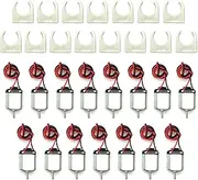 [EUDAX] 15 Pcs Rectangular DC Motor Mini Electric Motor 1.5-3V 24000RPM with 9.8" Lead Wires with Motor Mounting Bracket Holder for DIY Toys