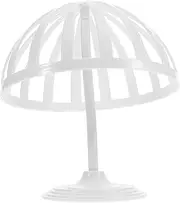 Toyvian Domed Hat Stand Versatile Hat Display Rack for Baseball Caps Wigs Tool Assembly Durable Design for Efficient Storage Closets Retail Spaces