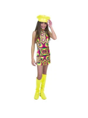 Child's Swirl Go Go Dress Costume