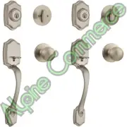 *2-Packs* Kwikset Belleview X Polo Knob SmartKey Deadbolt Satin Nickel 96870-099