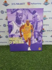 SHAQUILLE O'NEAL LOS ANGELES LAKERS 16X20 CUSTOM CANVAS PRINT - READY TO HANG