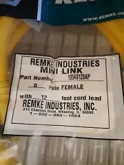 NEW SEALED Remke 105A0120AP Mini-Link Plug Assembly 5Pole Female 12Ft