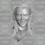 Castlevania Nocturne vampire custom head for Marvel Legends & other figures