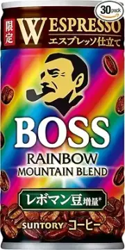 Boss Coffee Rainbow Mountain Suntory Canned Coffee 185ml 30 bottles From Japan