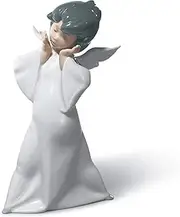 [LLADRÓ] Mime Angel Figurine. Porcelain Figure Figure.