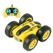 Catzon MINI Stunt RC Cars Double Sided Driving 360 Rotating for Boys Girls 08 Yellow