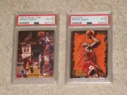Michael Jordan 1993 Fleer Ultra All NBA 1996 Hardcourt PSA 6 8 Insert Card LOT