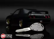 Skyline GTR R32, R33 Billet Titanium Key, Custom, oem - Satin Frost Finish