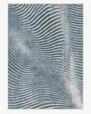 305' x 425' | Machine Washable Runner Rug | Kid & Pet Friendly | Indoor Rug | Wesley Blue Flatwoven Rug | Ruggable