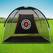 Galileo Golf Hitting Nets Driving Range Chipping Practice Net with Target for Outdoor&Sports 12' (W) X7' (H) X6.6' (D)