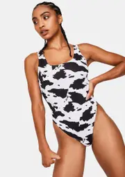 Way Out West Cow Print Bodysuit