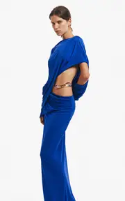 [Christopher Esber] Draped Jersey Maxi Dress