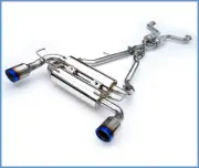 Invidia Gemini Rolled Titanium Tip Cat-back Exhaust FOR 02-08 Nissan 350z