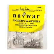NavWar Model 1/3000 Yavuz Turkish Guided Missile Frigates 1987 Pack New