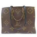 【二手名牌BRAND OFF】LOUIS VUITTON LV 路易威登 棕色 原花 PVC塗層帆布 ONTHEGO GM M45320