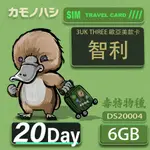 3UK THREE 歐亞美 10GB 20天 智利 歐洲 美國 澳洲 法國 瑞典 網卡 SIM卡 支援71國