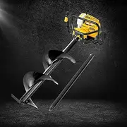 GIANTZ Post Hole Digger 82Cc Petrol Drill Fence Borer 300mm Auger Extension Bits