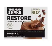 * The Man Shake Restore Chocolate 50g x 10 Sachets (Total 500g)