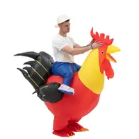 在飛比找樂天市場購物網優惠-大紅公雞充氣服裝表演行走玩偶服裝道具吉祥物酒吧開業年會廠家 