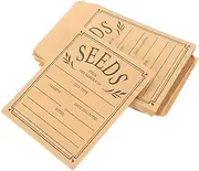 DIYEAH Small Coin Packets Self Seal Kraft Paper Envelopes for Budget Mail Card Storage
